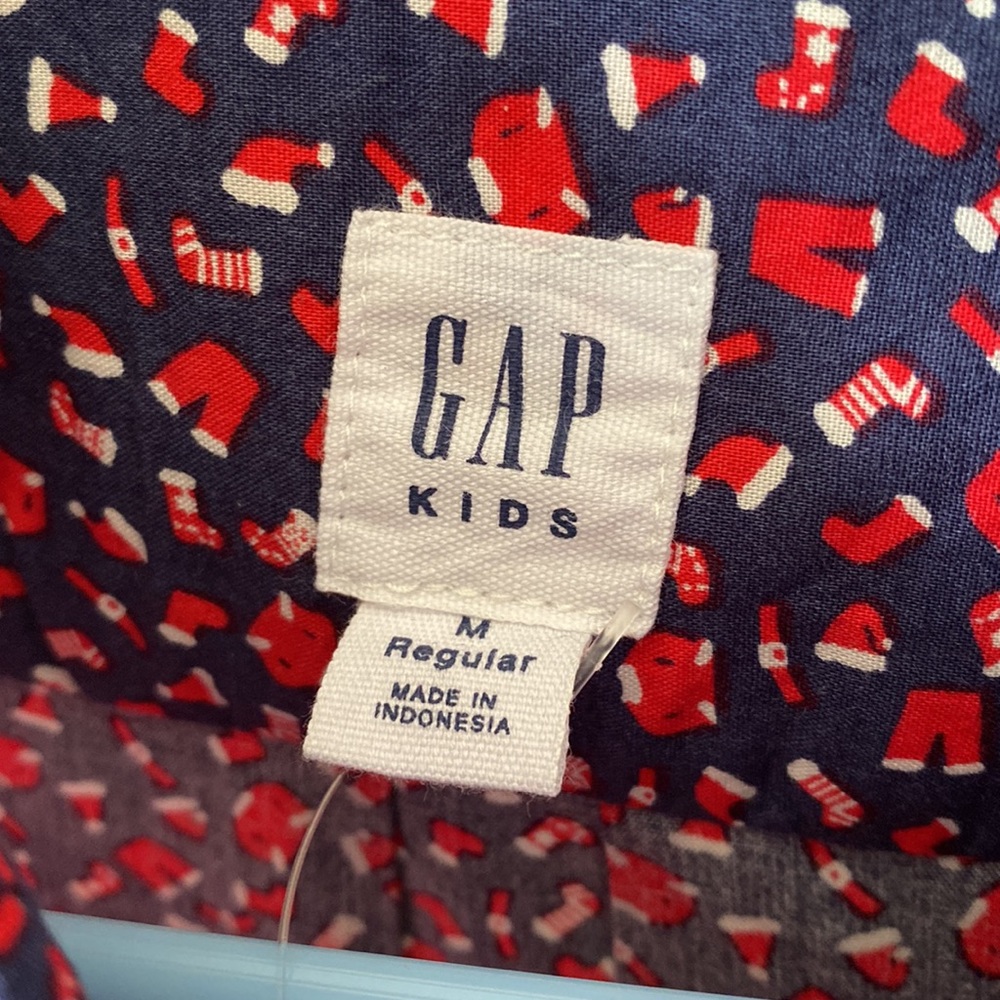 Santa Button Down - Picture 4 of 7